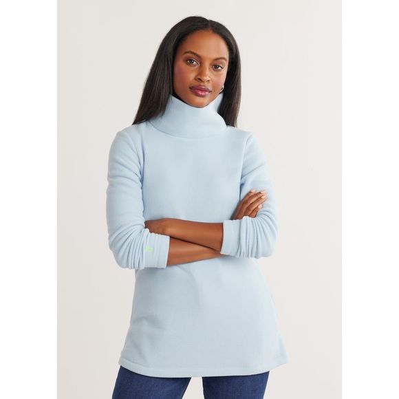 Dudley Stephens Light Blue Turtleneck Tunic - Picture 4 of 6